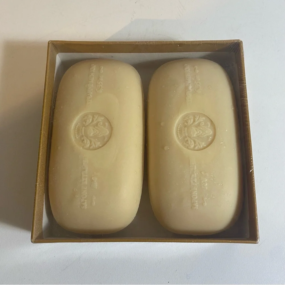 NIB Set Of 2 Cannella Original Vegetal Handmade In Italy 10.5oz Bar Cinnamon